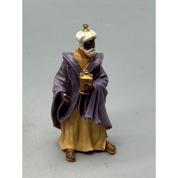 Avon 1996 Three Kings Nativity Figurine Set Vintage Hand-Painted Resin Used READ - Picture 4 of 11